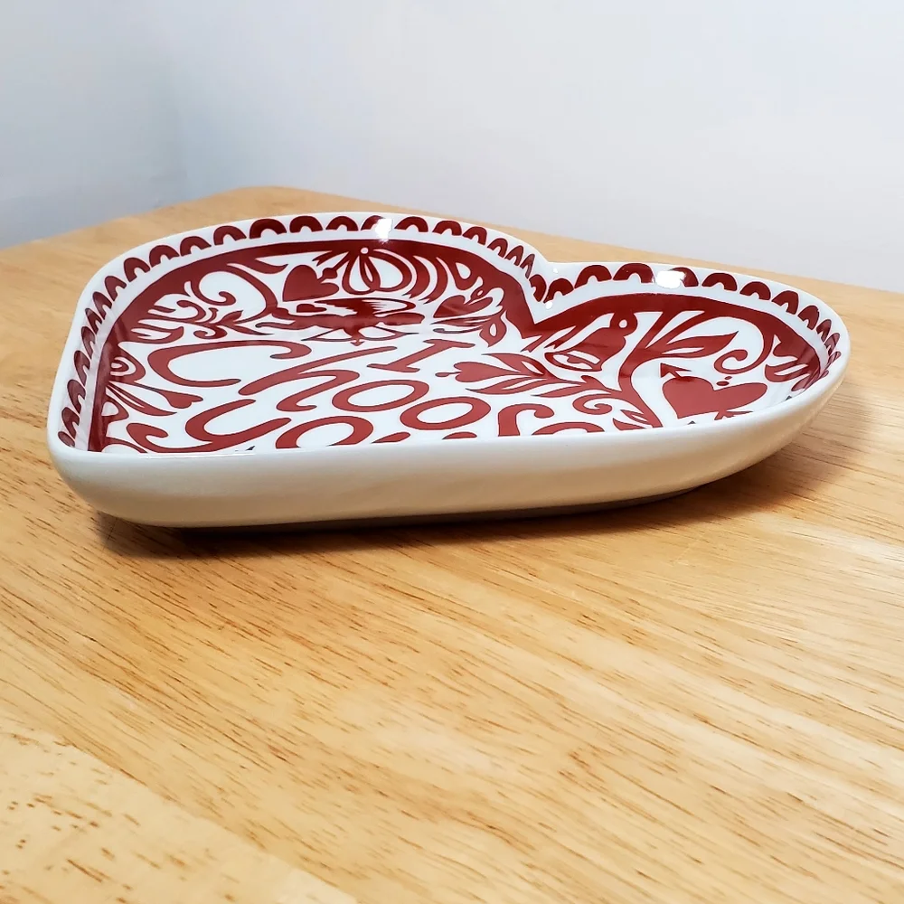 Crate & Barrel I Choose You Plate